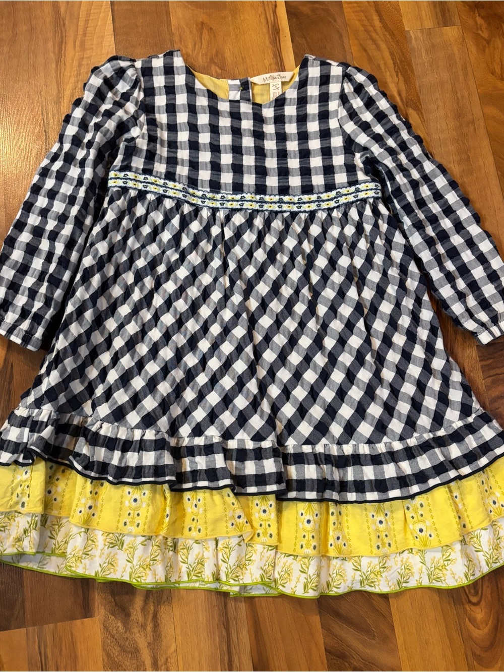 Matilda Jane Gingham and Giggles Dress Sz 4